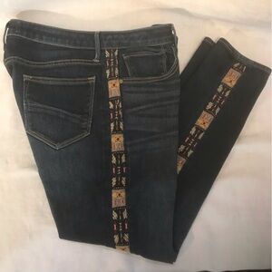 Women's Driftwood Jackie Jeans with Beaded Embroidery Side Detail